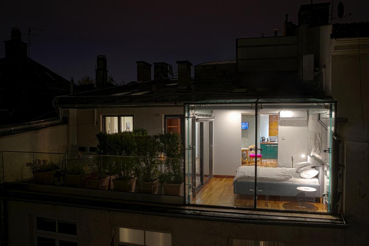 Main Square Studio With Terrace & Air Condition Cracovia Exterior foto